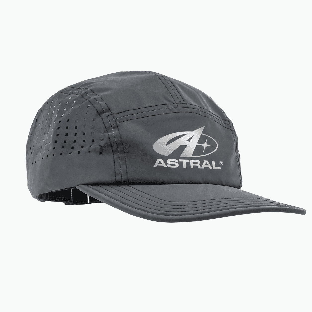Gorra Runner en gris oscuro